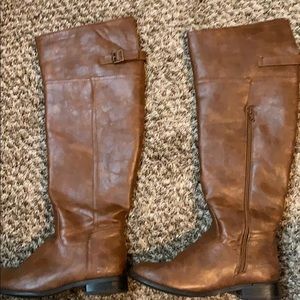 Red Dress Boutique Cognac riding boots
